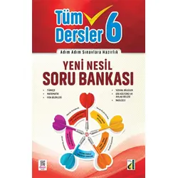 Damla 6. Sınıf Tüm Dersler Yeni Nesil Soru Bankası
