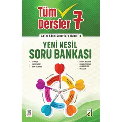 Damla 7. Sınıf Tüm Dersler Yeni Nesil Soru Bankası