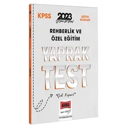 Yargı 2023 KPSS Eğitim Bilimleri Rehberlik ve Özel Eğitim Yaprak Test