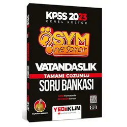 Yediiklim 2023 KPSS Ösym Ne Sorar Vatandaşlık Tamamı Çözümlü Soru Bankası