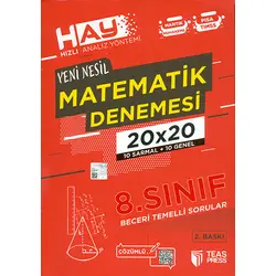 8.Sınıf 20x20 Matematik Denemesi Teas Press