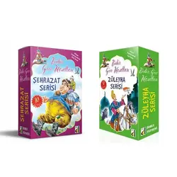 Binbir Gece Masalları Seti (20 Kitap) - Sara Gürbüz Özeren - Damla Yayınevi