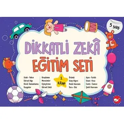 Dikkatli Zeka Eğitim Seti 1. Kitap - 5 Yaş - Neşe Duran - Beyaz Balina Yayınları
