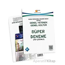 KR Akademi KPSS Genel Yetenek Genel Kültür Efsaneler Karması 5 Deneme