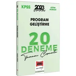 Yargı 2023 KPSS Eğitim Bilimleri Program Geliştirme Tamamı Çözümlü 20 Deneme