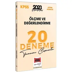 Yargı 2023 KPSS Eğitim Bilimleri Ölçme ve Değerlendirme Tamamı Çözümlü 20 Deneme