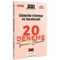 Yargı 2023 KPSS Eğitim Bilimleri Öğretim Yöntem ve Teknikleri (ÖYT) Tamamı Çözümlü 20 Deneme