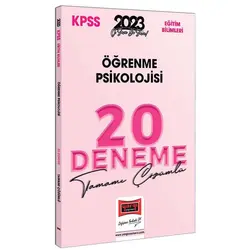 Yargı 2023 KPSS Eğitim Bilimleri Öğrenme Psikolojisi Tamamı Çözümlü 20 Deneme