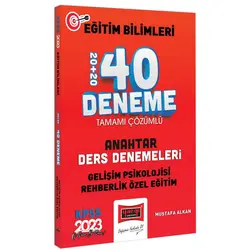 Yargı 2023 KPSS Eğitim Bilimleri Gelişim Psikolojisi ve Rehberlik Özel Eğitim Anahtar 40 Deneme