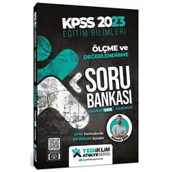 Yediiklim 2023 KPSS Eğitim Bilimleri Ölçme ve Değerlendirme Tamamı Video Çözümlü Soru Bankası