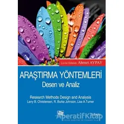 Araştırma Yöntemleri: Desen ve Analiz - R. Burke Johnson - Anı Yayıncılık