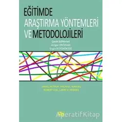 Eğitimde Araştırma Yöntemleri ve Metedolojileri - Atılgan Erözkan - Anı Yayıncılık