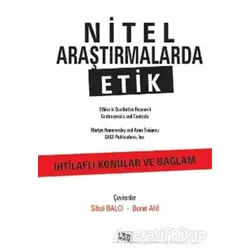 Nitel Araştırmalarda Etik - Kolektif - Anı Yayıncılık