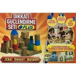 Dikkati Güçlendirme Seti Plus (3 Kitap Materyalsiz - 5 Yaş) - Osman Abalı - Adeda Yayınları