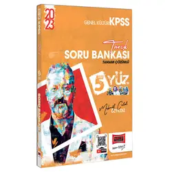 Yargı 2023 KPSS 5Yüz Tarih Tamamı Çözümlü Soru Bankası