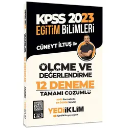 Yediiklim 2023 KPSS Eğitim Bilimleri Ölçme ve Değerlendirme Tamamı Çözümlü 12 Deneme