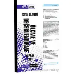2023 KPSS Eğitim Bilimleri Ölçme ve Değerlendirme Yaprak Test - Kolektif - Pegem Akademi Yayıncılık
