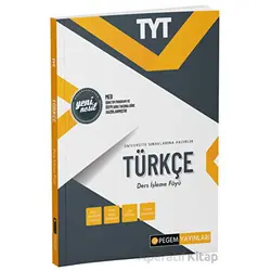 TYT Türkçe Ders İşleme Föyü - Kolektif - Pegem Akademi Yayıncılık
