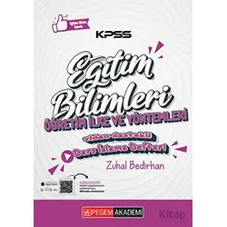 KPSS Eğitim Bilimleri Öğretim İlke ve Yöntemleri Ders İzleme Defteri