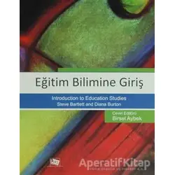 Eğitim Bilimine Giriş - Steve Bartlett - Anı Yayıncılık