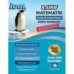 İdol 8. Sınıf Matematik Etkinlikli Soru Bankası