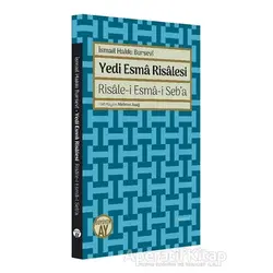 Yedi Esma Risalesi - İsmail Hakkı Bursevi - Büyüyen Ay Yayınları