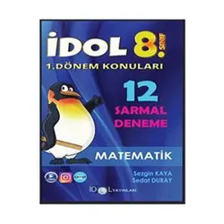 İdol 8. Sınıf Matematik 12 Sarmal Deneme 1 Dönem Konuları