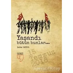 Yaşandı Bütün Bunlar - Kolektif - EDAM