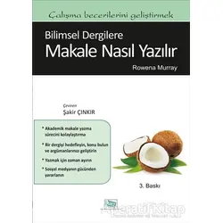 Bilimsel Dergilere Makale Nasıl Yazılır - Rowena Murray - Anı Yayıncılık