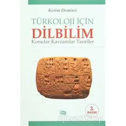 Türkoloji için Dilbilim - Kerim Demirci - Anı Yayıncılık