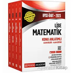 2023 KPSS ÖABT Lise Matematik Konu Anlatımlı - Kolektif - Pegem Akademi Yayıncılık