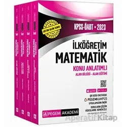 2023 KPSS ÖABT İlköğretim Matematik Konu Anlatımlı - Kolektif - Pegem Akademi Yayıncılık