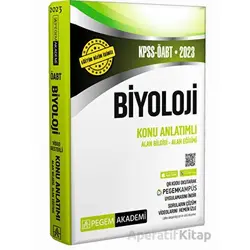 2023 KPSS ÖABT Biyoloji Konu Anlatımlı - Kolektif - Pegem Akademi Yayıncılık