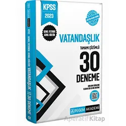 2023 KPSS Genel Kültür Genel Yetenek Vatandaşlık 30 Deneme - Kolektif - Pegem Akademi Yayıncılık