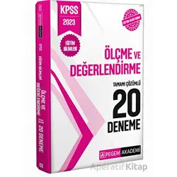 2023 KPSS Eğitim Bilimleri Ölçme ve Değerlendirme 20 Deneme - Kolektif - Pegem Akademi Yayıncılık