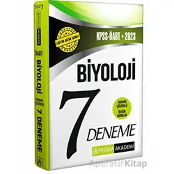 2023 KPSS ÖABT Biyoloji Öğretmenliği 7 Deneme - Kolektif - Pegem Akademi Yayıncılık
