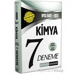 2023 KPSS ÖABT Kimya 7 Deneme - Kolektif - Pegem Akademi Yayıncılık