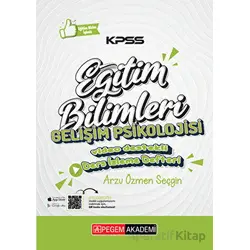 KPSS Eğitim Bilimleri Gelişim Psikolojisi Ders İzleme Defteri - Kolektif - Pegem Akademi Yayıncılık