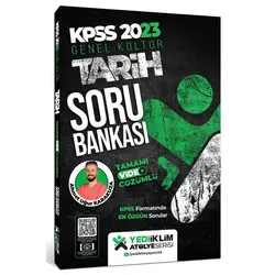 Yediiklim 2023 KPSS Genel Kültür Atölye Serisi Tarih Tamamı Video Çözümlü Soru Bankası