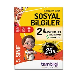 Tambilgi 5. Sınıf Sosyal Bilgiler 2’li Doping Set