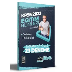 Hocawebde 2023 KPSS Eğitim Bilimleri Gelişim Psikolojisi Tamamı Çözümlü 23 Deneme Sınavı