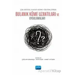 Çok Kriterli Karar Verme Yöntemlerinin Bulanık Küme Uzantıları ve Uygulamaları