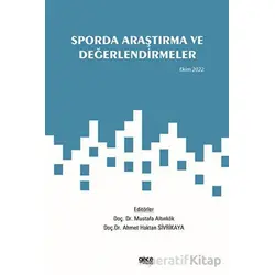Sporda Araştırma ve Değerlendirmeler / Ekim 2022 - Kolektif - Gece Kitaplığı