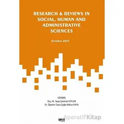 Research and Reviews in Social, Human and Administrative Sciences - October 2022