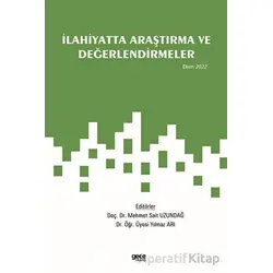 İlahiyatta Araştırma ve Değerlendirmeler / Ekim 2022 - Kolektif - Gece Kitaplığı