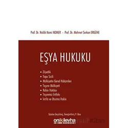 Eşya Hukuku - Haluk Nami Nomer - On İki Levha Yayınları