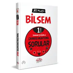 Editör 1.Sınıf BİLSEM Jet Plus Tamamı Çözümlü Çıkması Muhtemel Sorular