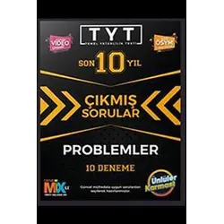 Ünlüler Karması TYT Problemler Çıkmış Sorular Tıpkı Basım 10 Deneme