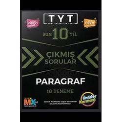 Ünlüler Karması TYT Paragraf Çıkmış Sorular Tıpkı Basım 10 Deneme