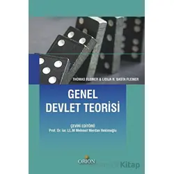 Genel Devlet Teorisi - Thomas Fleiner - Orion Kitabevi
